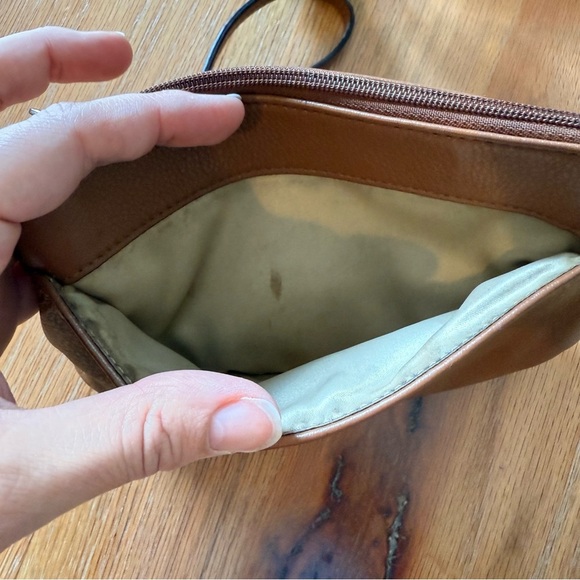 Coach Wrislet Bag Purse Brown Case Cosmetic SLG British Tan - Picture 6 of 13